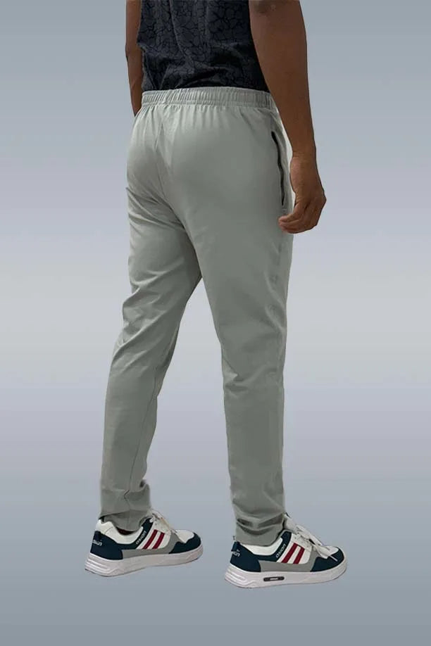 LYCRA TRACK PANT - LIGHT GREY