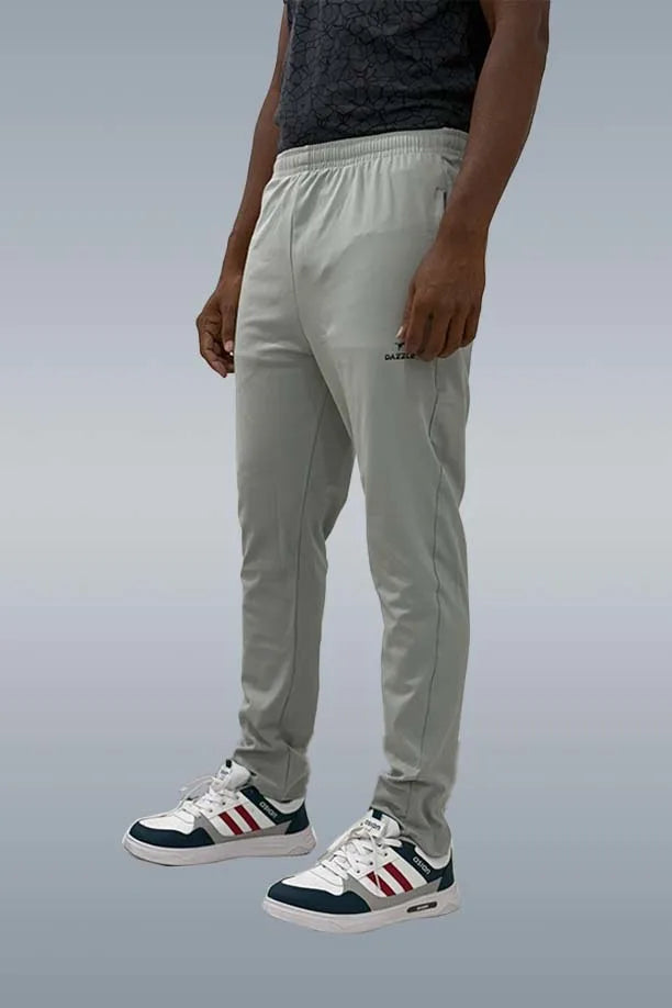 LYCRA TRACK PANT - LIGHT GREY