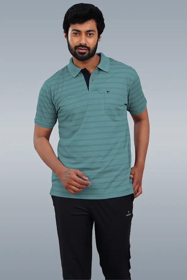CRAZY MATTY COMFORT FIT T SHIRT - LIGHT TEAL