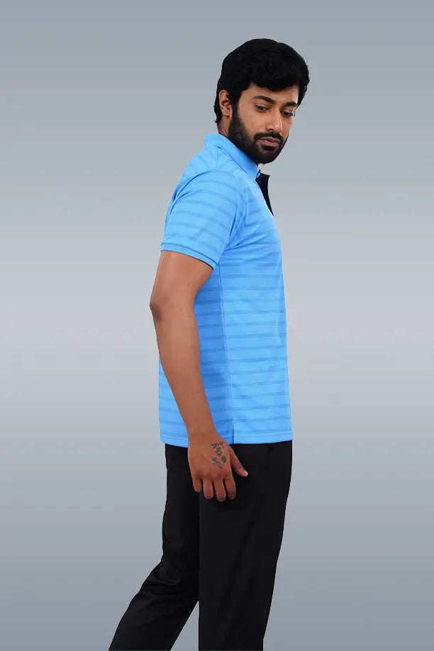 CRAZY MATTY COMFORT FIT T SHIRT - SKY BLUE