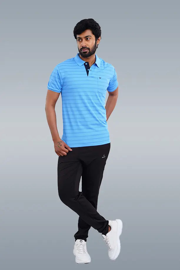 CRAZY MATTY COMFORT FIT T SHIRT - SKY BLUE