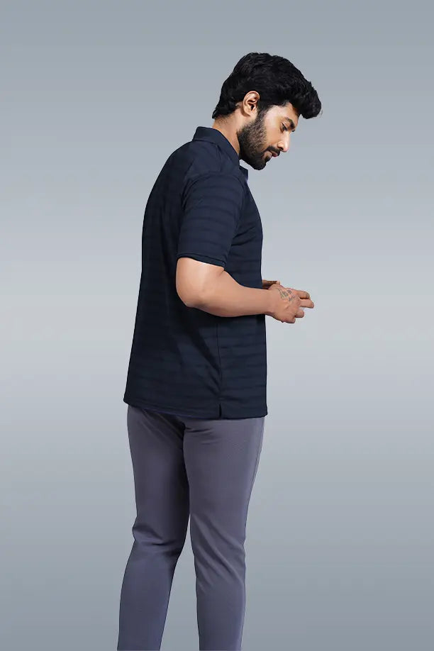 CRAZY MATTY COMFORT FIT T SHIRT - NAVY BLUE