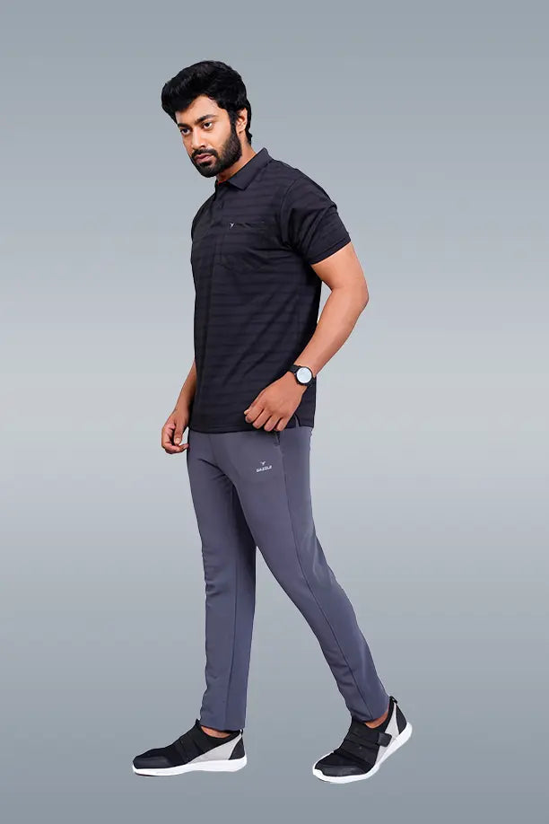 CRAZY MATTY COMFORT FIT T SHIRT - BLACK