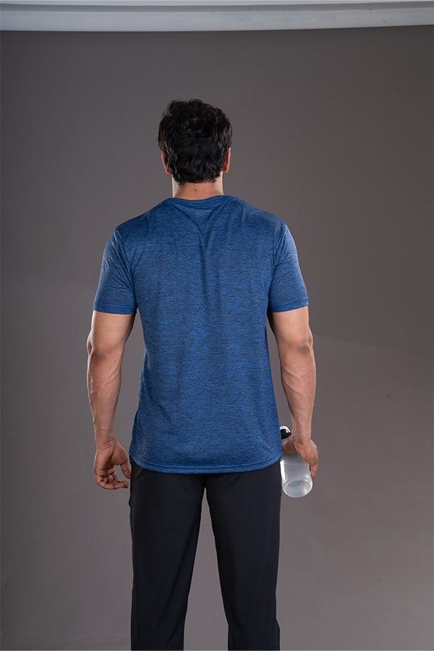 DRYFIT ROUND NECK T- SHIRT - ROYAL BLUE