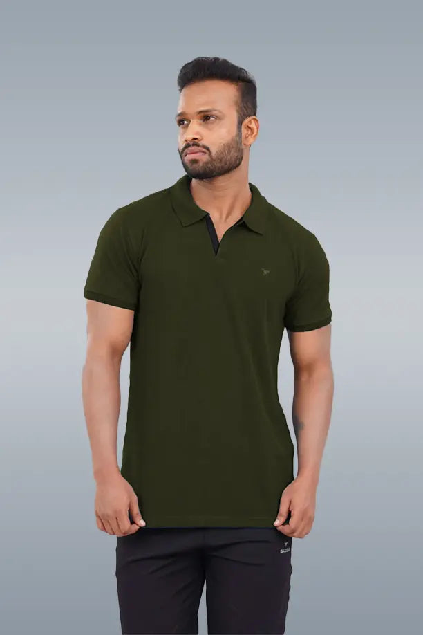 MATTY SLIM FIT T- SHIRT - GRAPE LEAF