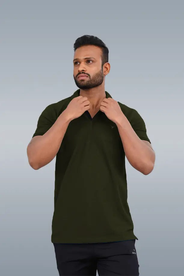 MATTY SLIM FIT T- SHIRT - GRAPE LEAF