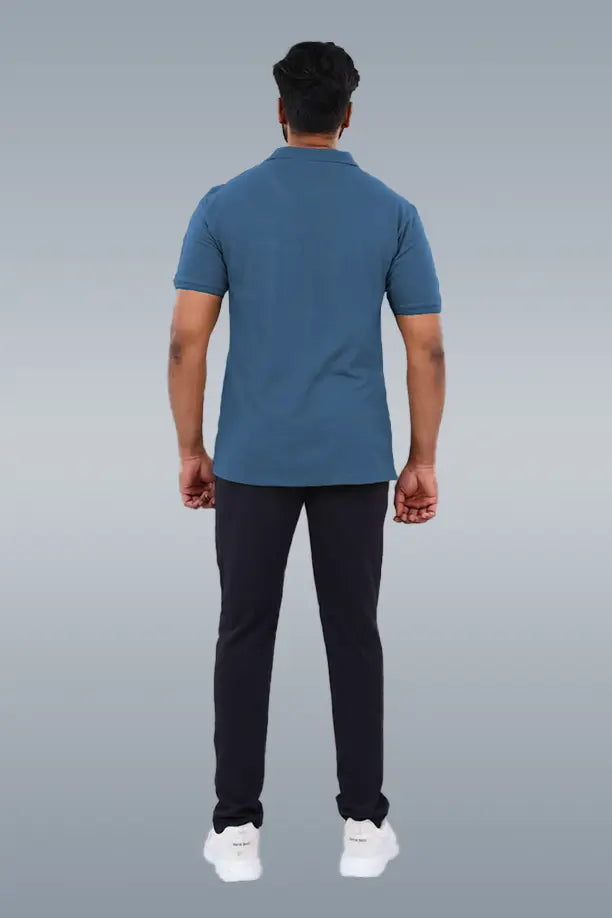 MATTY COMFORT T-SHIRT- BLUE GREY