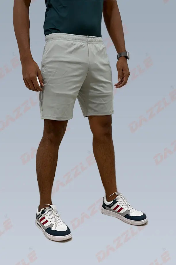 LYACRA SHORT - LIGHT GREY