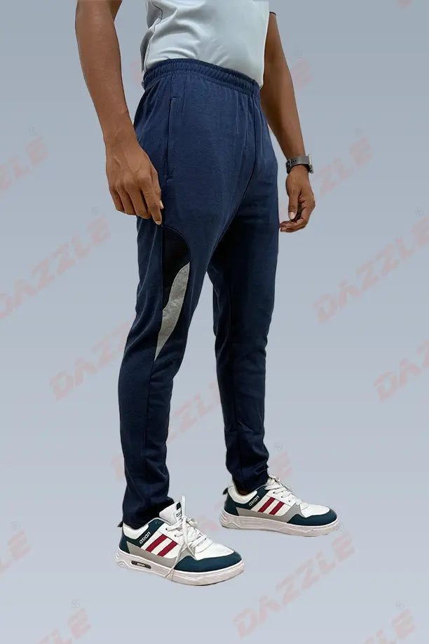 TRACK LOWER PC -SPCL -  DENIM BLUE