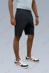 CRAZY COTTON LONG SHORTS - CARBON BLACK