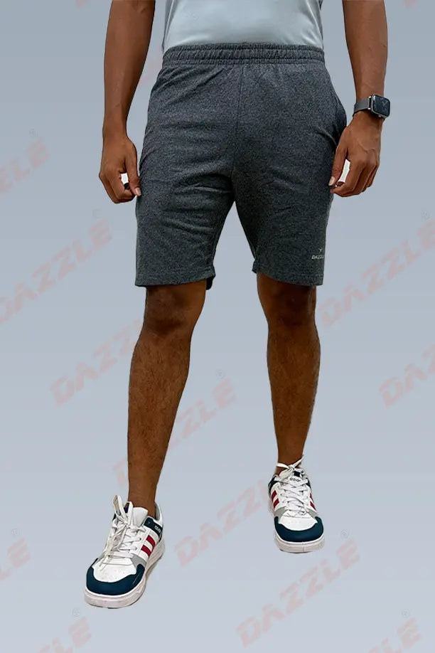 CRAZY COTTON LONG SHORTS - ANTHRA