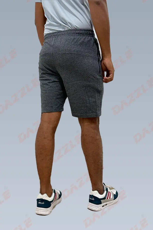 CRAZY COTTON LONG SHORTS - ANTHRA