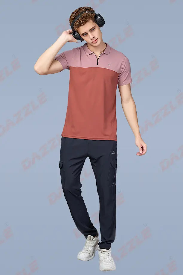 SPRING T SHIRT - PINK BRICK