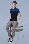 SPRING T SHIRT - BLUE BLACK