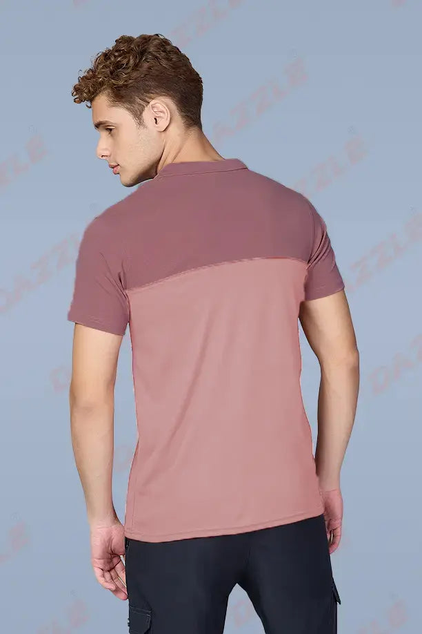 SPRING T SHIRT - BRICK PINK