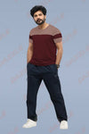 PRIDE ROUND NECK T-SHIRT - ROSE GOLD MAROON