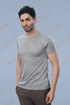 JK ROUND NECK T-SHIRT - LIGHT GREY