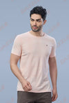 JK ROUND NECK T-SHIRT - LIGHT PINK