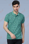 PRINTED MATTY T-SHIRT - GREEN