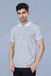 PRINTED MATTY T-SHIRT - WHITE