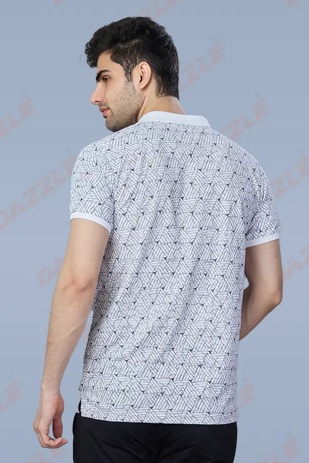 PRINTED MATTY T-SHIRT - WHITE