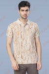 PRINTED MATTY T-SHIRT - CREAM