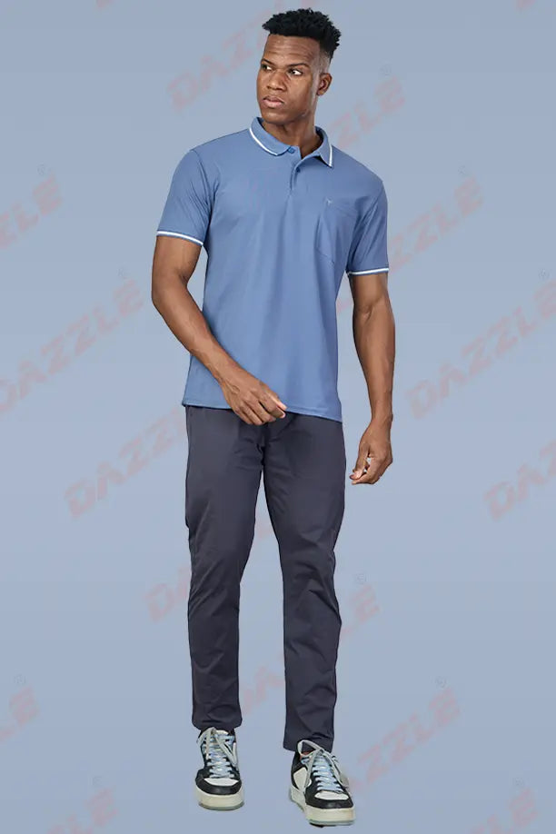 ROYAL T-SHIRT - BLUE GREY
