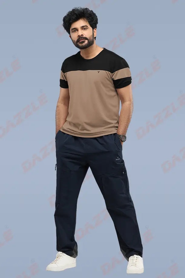 PRIDE ROUND NECK T-SHIRT - BLACK ROSEGOLD
