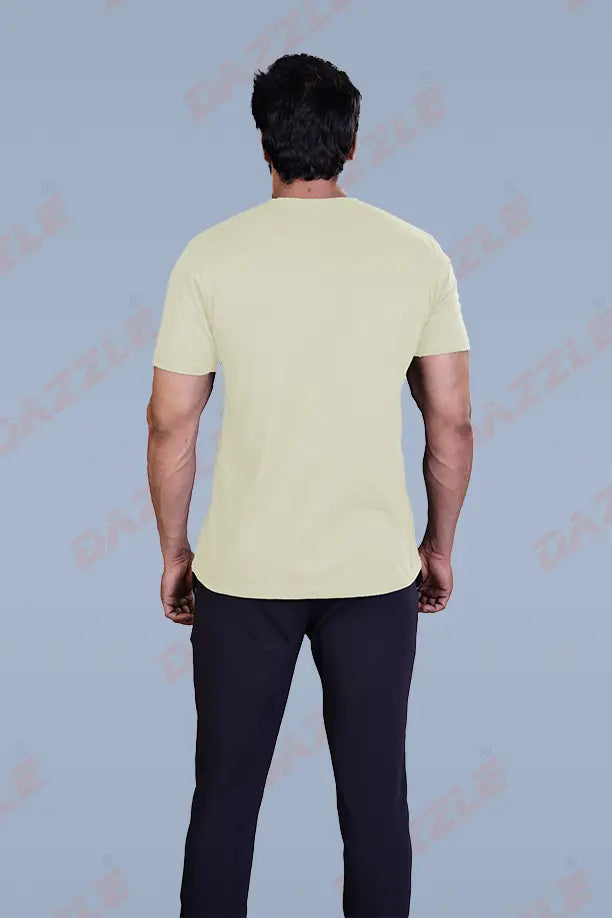 PRINTED ROUND NECK T-SHIRT PRINT - LIVE MUSIC-LIGHT GREY
