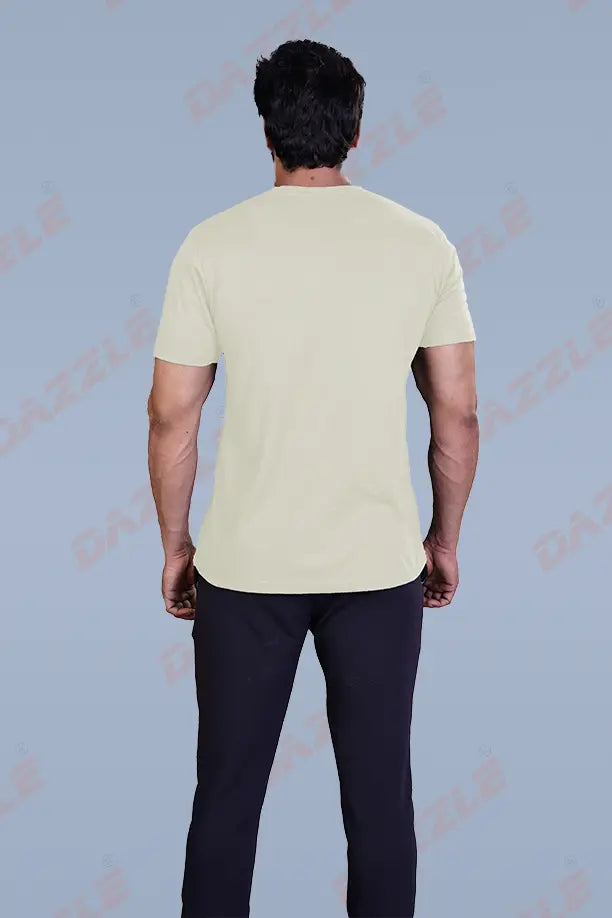 PRINTED ROUND NECK T-SHIRT PRINT - AMERICN 1981-LIGHT GREY