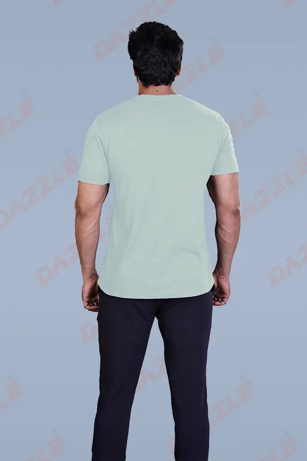 PRINTED ROUND NECK T-SHIRT PRINT - NO SCHOOL-MEDIUM GREY