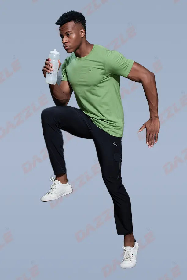 PC ROUND NECK T-SHIRT - GREEN