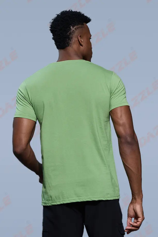 PC ROUND NECK T-SHIRT - GREEN