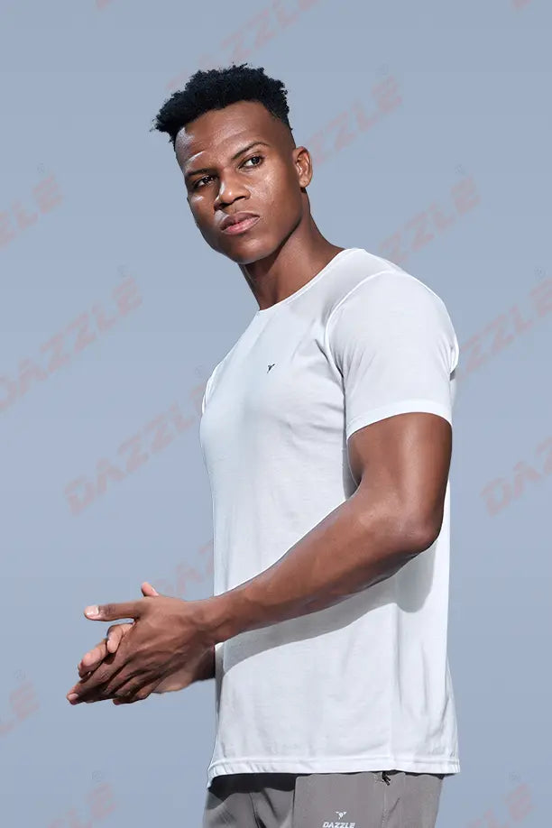 PC ROUND NECK T-SHIRT - WHITE