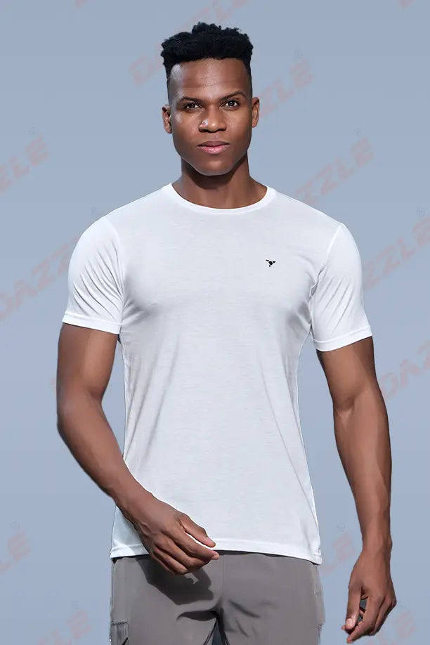 PC ROUND NECK T-SHIRT - WHITE