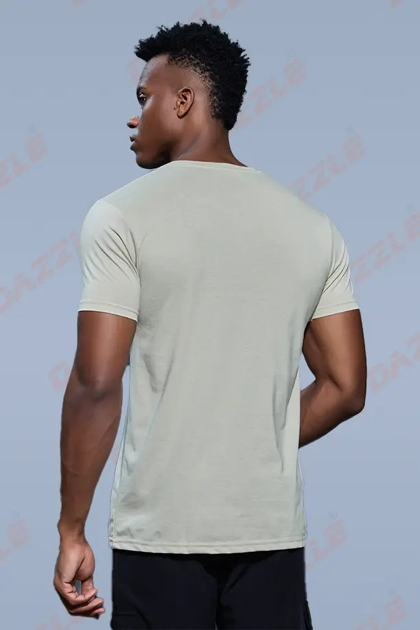 PC ROUND NECK T-SHIRT - LIGHT GREY