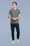 PC ROUND NECK T-SHIRT - DARK GREY