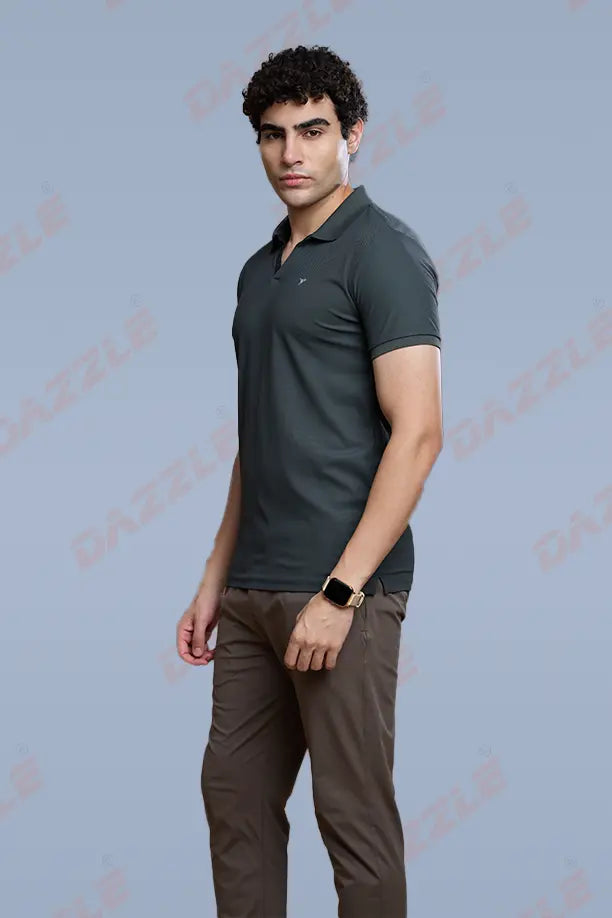 CRAZY MATTY SLIM FIT T-SHIRT - DARK GREY