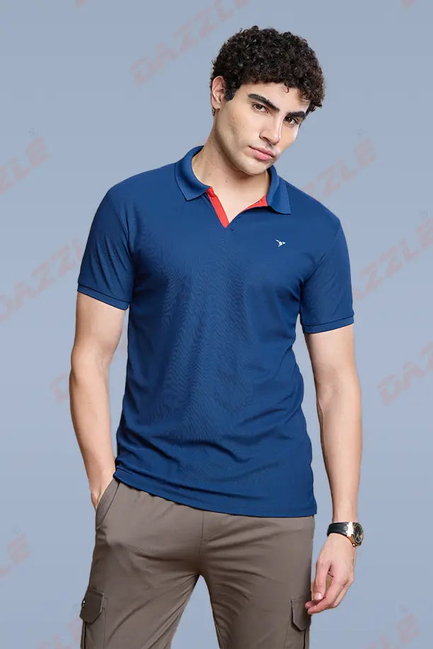 CRAZY MATTY SLIM FIT T-SHIRT - AIRFORCE