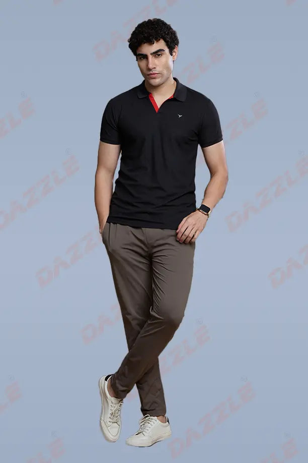 CRAZY MATTY SLIM FIT T-SHIRT - BLACK