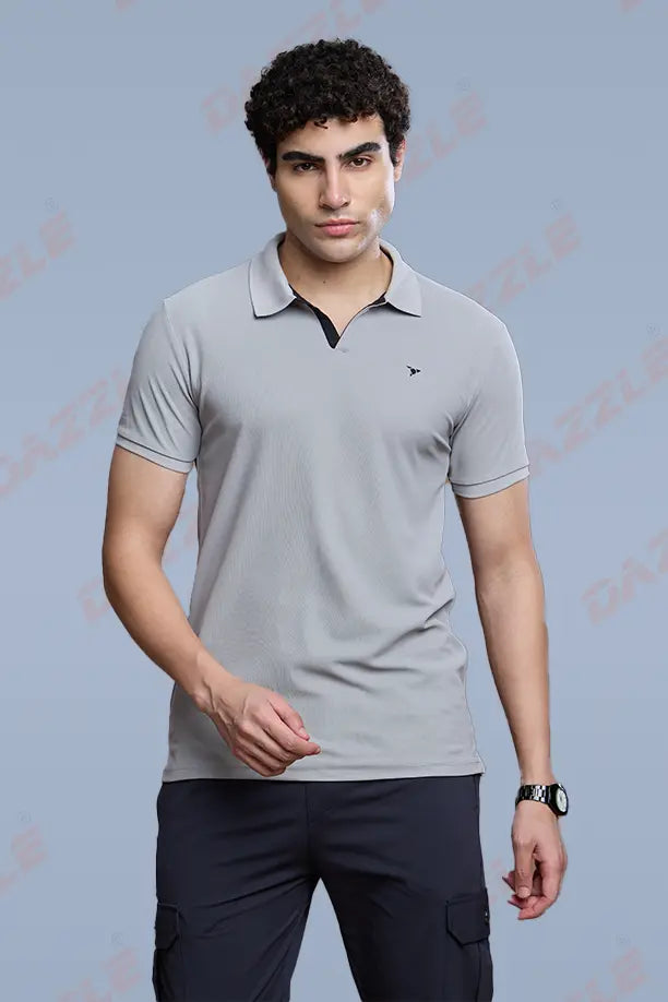 CRAZY MATTY SLIM FIT T-SHIRT - LIGHT GREY