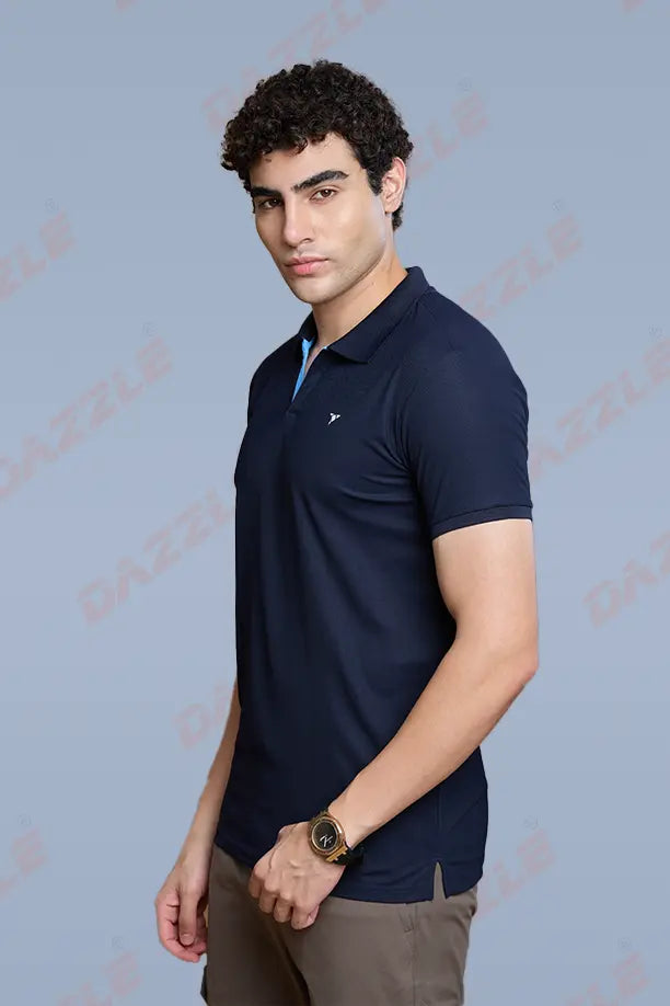 CRAZY MATTY SLIM FIT T-SHIRT - NAVY BLUE