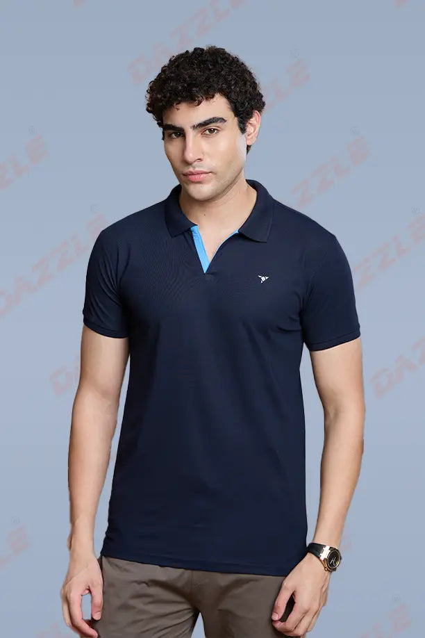 CRAZY MATTY SLIM FIT T-SHIRT - NAVY BLUE
