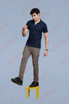CRAZY MATTY SLIM FIT T-SHIRT - NAVY BLUE