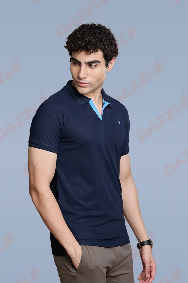 CRAZY MATTY SLIM FIT T-SHIRT - NAVY BLUE