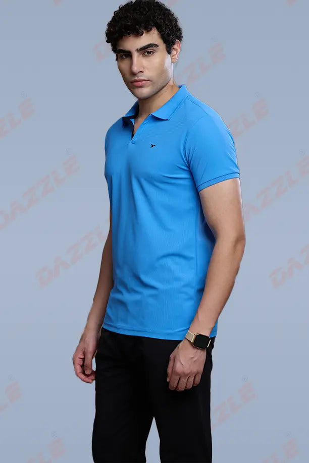 CRAZY MATTY SLIM FIT T-SHIRT - SKY BLUE