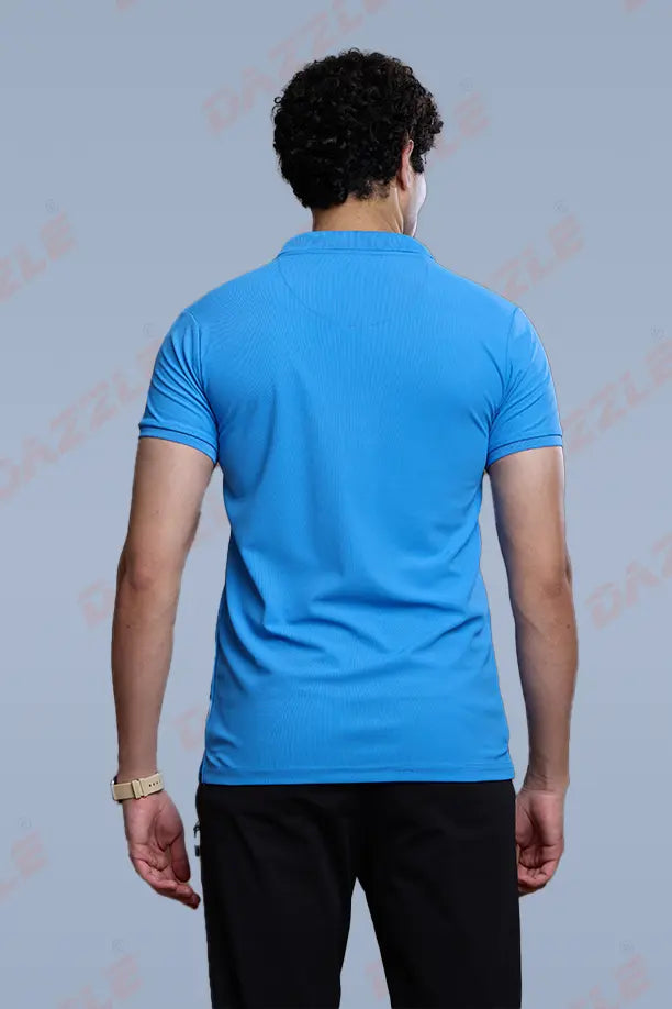 CRAZY MATTY SLIM FIT T-SHIRT - SKY BLUE