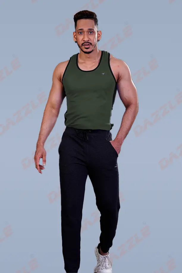 SANDO VESTS - OLIVE GREEN