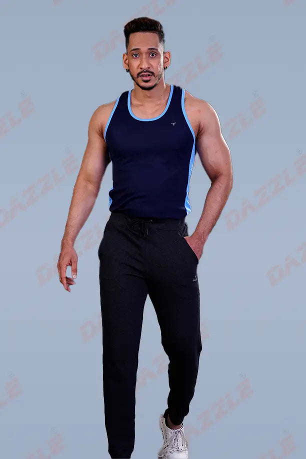 SANDO VESTS - NAVYBLUE
