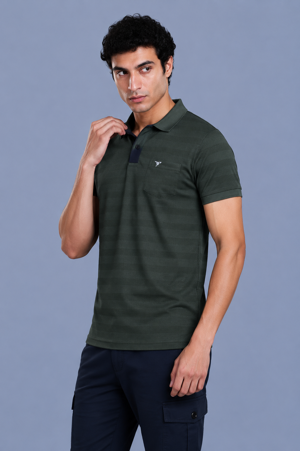CRAZY MATTY COMFORT FIT T SHIRT - MEHANDI